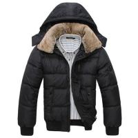 Doudoune Homme a capuche amovible col fo...